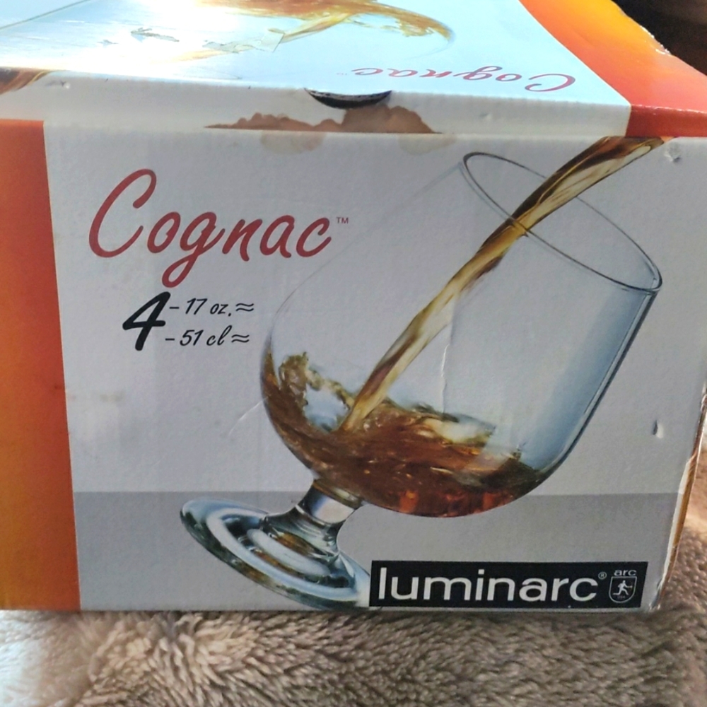Luminarc Cognac glasses